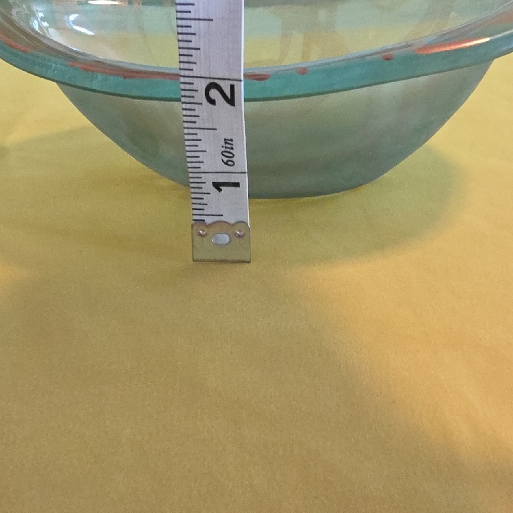 Vintage Annieglass (Signed) Small Oval Glass Bowl - Picture 8 of 8